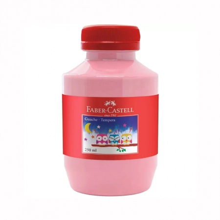 Tinta guache Rosa Claro 250ml - Faber-Castell