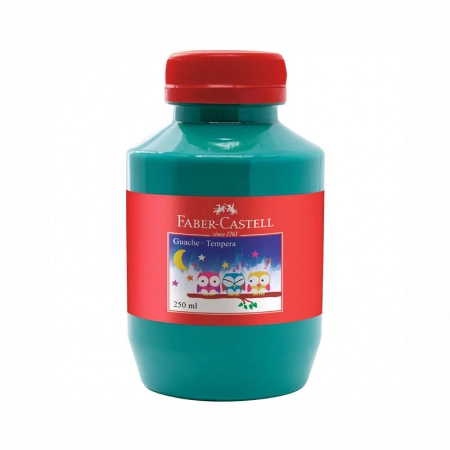 Tinta guache Verde Claro 250ml - Faber-Castell