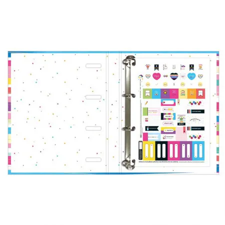 Fichário universitário 4 argolas Be Nice 333174 - Tilibra