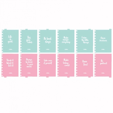 Divisória média com 12 abas Inspire CIDM3004 - Caderno Inteligente