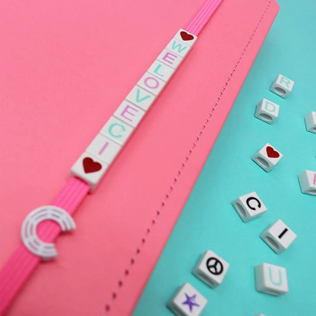 Pingente LikeU Love Pastel Pink M CIPF0112 - Caderno Inteligente