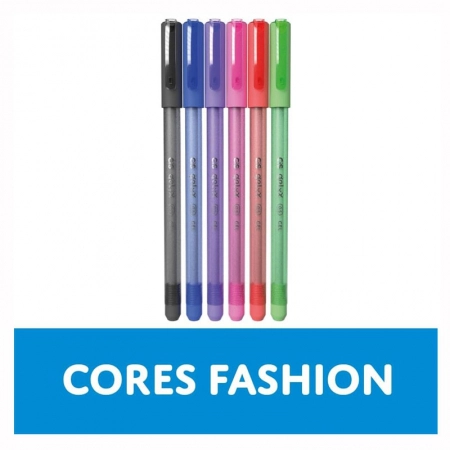 Caneta gel 0.5mm Gelyx com 6 cores - Cis