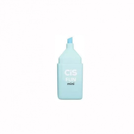 Pincel marca texto Fun Mini Azul Pastel - Cis
