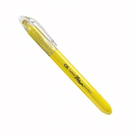 Pincel marca texto Lumini Flex Amarelo Neon - Cis