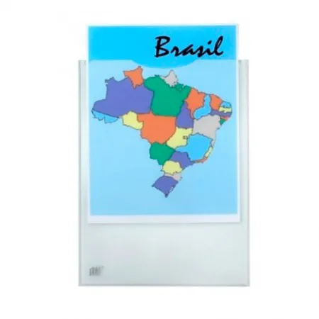 Pasta em U vertical transparente Cristal V335 - Yes