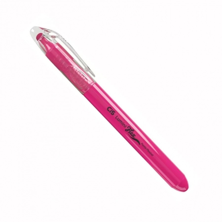 Pincel marca texto Lumini Flex Rosa Neon - Cis