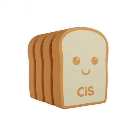 Borracha escolar Toast com 4 unidades 5.7331 - Cis