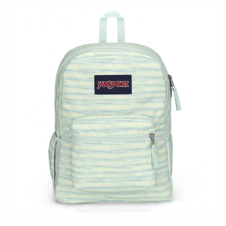 Mochila escolar Cross Town 70S Space Dye Fresh Mint 47LWGK3 - Jansport