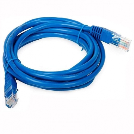 Cabo de rede RJ45 Patch Cord CAT.6 Azul 3 metros - X-Cell