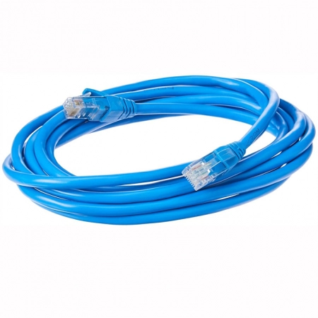 Cabo de rede RJ45 Patch Cord CAT.6 Azul 5 metros - X-Cell