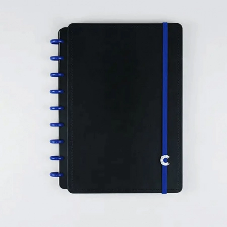 Discos e elástico caderno inteligente Azul Royal 23mm CI231049