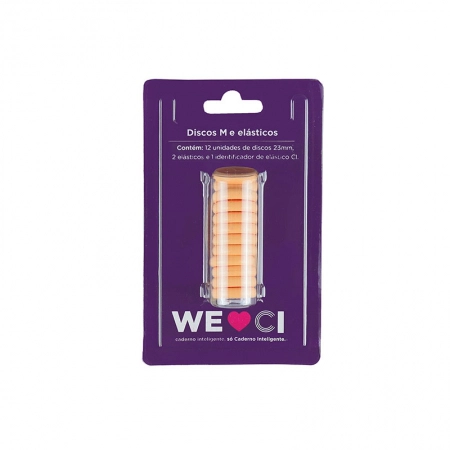 Discos e elástico caderno inteligente Laranja dos Trópicos 23mm CI231039