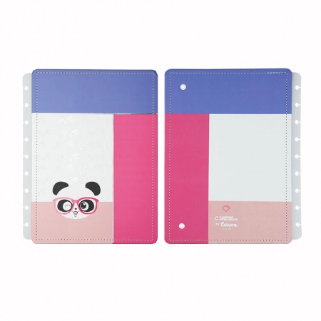 Capa e contra-capa médio Lulike by Luluca CICM3134 - Caderno Inteligente