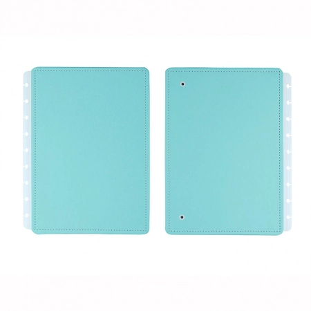 Capa e contra-capa médio All Aquamarine CICM3126 - Caderno Inteligente