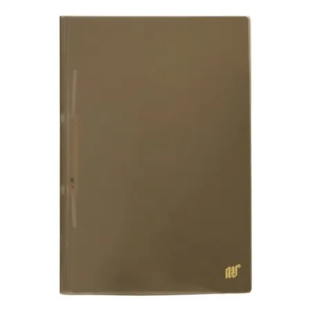 Pasta plástica com grampo ofício - transparente fumê - 112S.FM - Yes