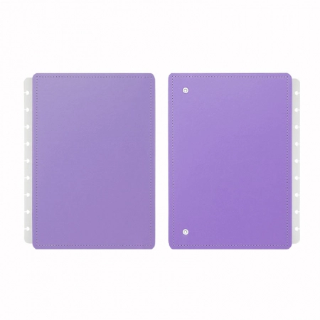 Capa e contra-capa médio All Purple CICM3089 - Caderno Inteligente