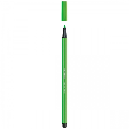 Caneta hidrográfica Ponta Sintética 68/033 - Verde Fluorescente - Stabilo