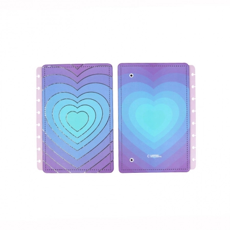 Capa e contra-capa A5 Silver Love CICA2121 - Caderno Inteligente