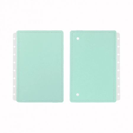 Capa e contra-capa A5 Verde Pastel CICA2082 - Caderno Inteligente