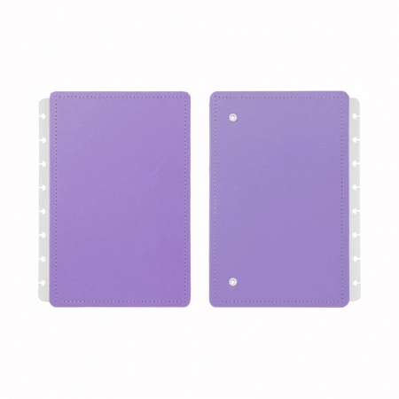 Capa e contra-capa A5 All Purple CICA2089 - Caderno Inteligente