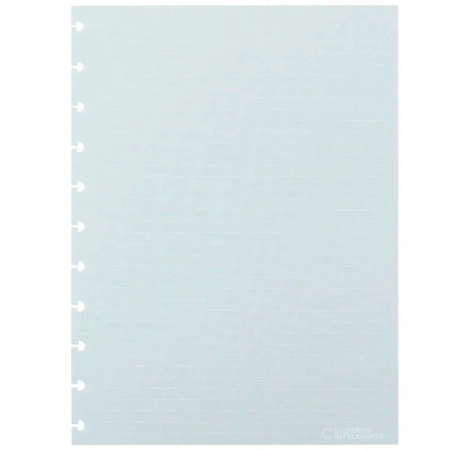 Bloco refil grande anotação pautado linha branca 90g com 50 folhas - CIRA4037 - Caderno Inteligente