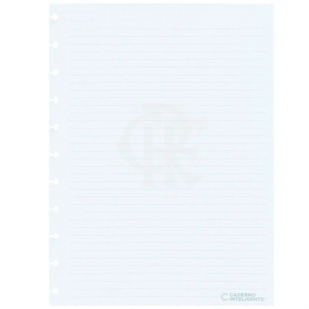 Bloco refil grande Flamengo pautado 90g com 50 folhas - CIRG4033 - Caderno Inteligente