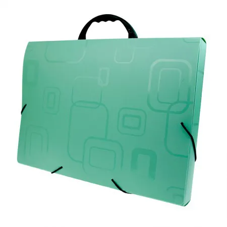 Maleta com alça Dellofine ofício - verde - 2152.T - Dello