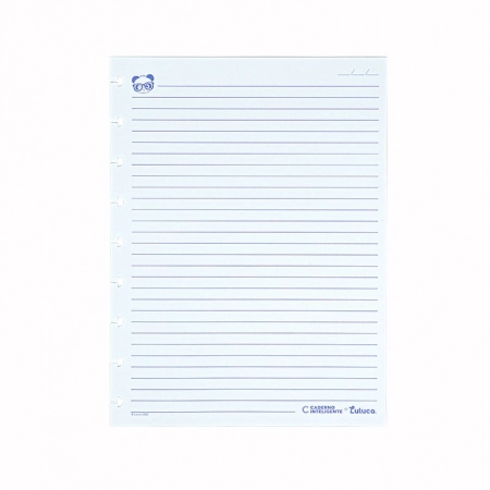 Bloco refil médio by Luluca pautado 90g com 50 folhas - CIRM3039 - Caderno Inteligente
