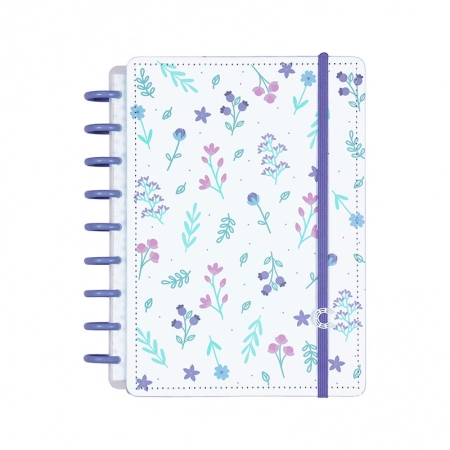 Planner médio Lilac Fields by Sof Martinss - CIMD3123 - Caderno Inteligente