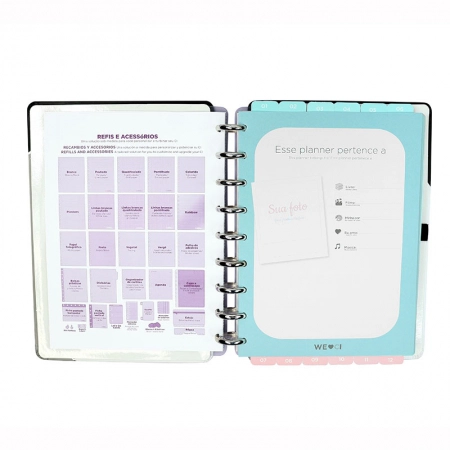 Planner médio Grey Glam - CIMD3122 - Caderno Inteligente