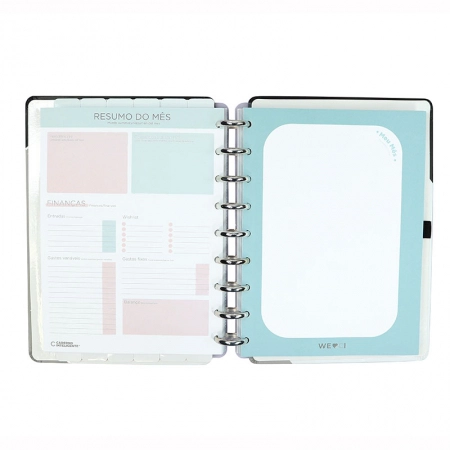 Planner médio Grey Glam - CIMD3122 - Caderno Inteligente
