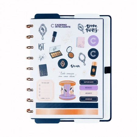 Caderno inteligente médio BT House by Bruna Tavares - CIMD3139