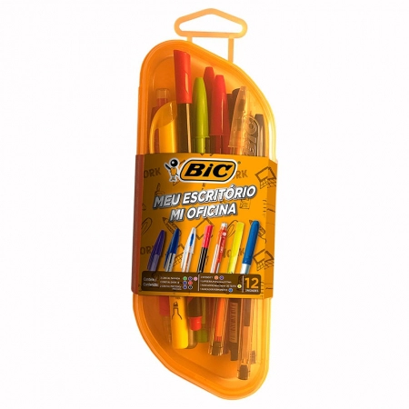Kit escrita Meu Escritório com 12 itens - Bic
