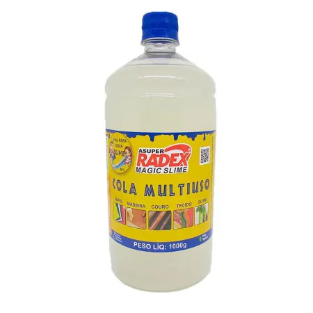 Cola líquida transparente Magic Slime - 1000 gramas - Radex