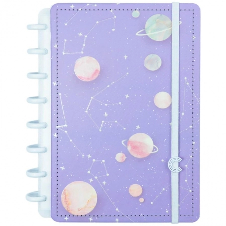 Caderno inteligente A5 Purple Galaxy by Gocase - CIA52154
