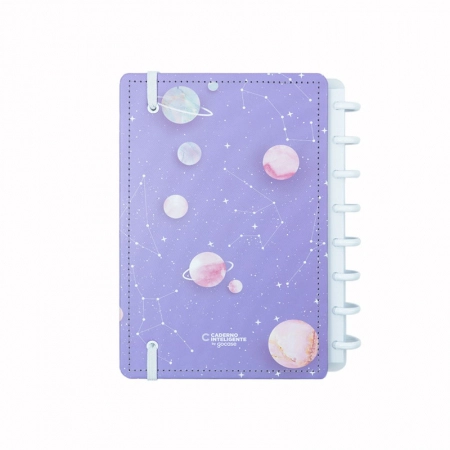 Caderno inteligente A5 Purple Galaxy by Gocase - CIA52154