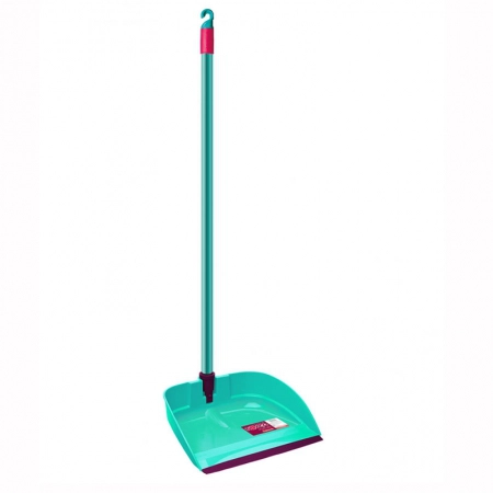 Pá de lixo plástica Noviça dobrável com cabo longo R150 - Bettanin