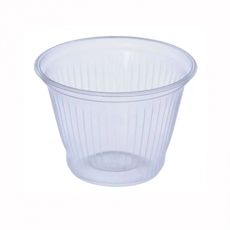 Pote plástico descartável transparente 100ml 100und - Altacoppo