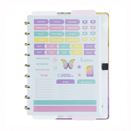 Caderno inteligente médio Aurora by Luara - CIMD3142