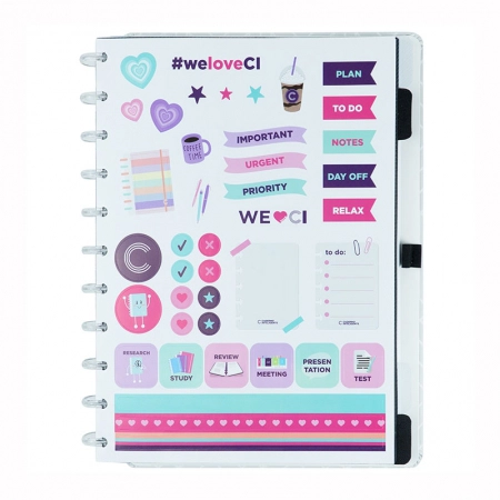 Caderno inteligente grande Ice Grey - CIGD4164