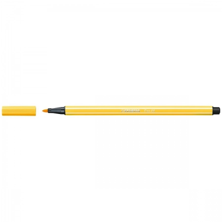 Caneta hidrográfica Ponta Sintética 68/44 - Amarelo - Stabilo