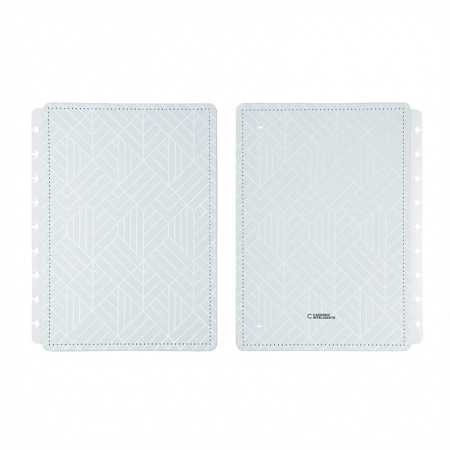 Capa e contra-capa médio Ice Grey CICM3140 - Caderno Inteligente