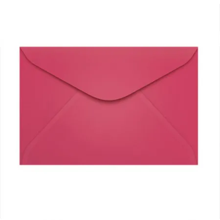 Envelope Color Plus Rosa Choque 72x108mm - caixa com 100 unidades - Scrity