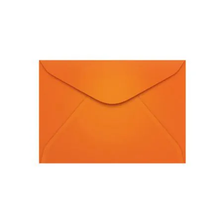 Envelope color plus Laranja 114x162mm - caixa com 100 unidades - Scrity