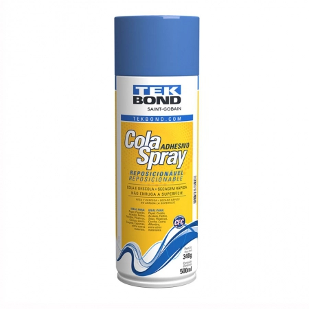 Cola adesiva em spray reposicionável 340g - Tekbond
