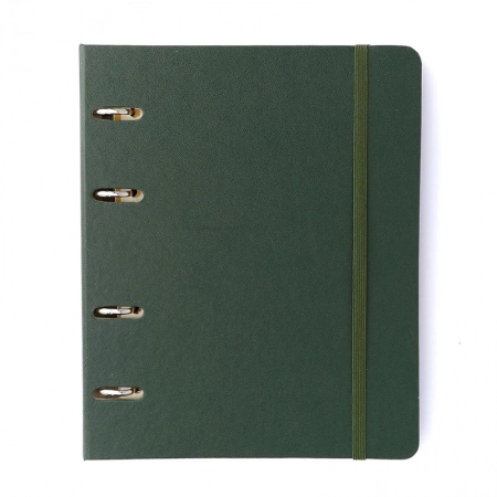 Caderno argolado criativo A5 office duo Clássica Verde Oliva - Cicero