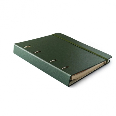 Caderno argolado criativo A5 office duo Clássica Verde Oliva - Cicero