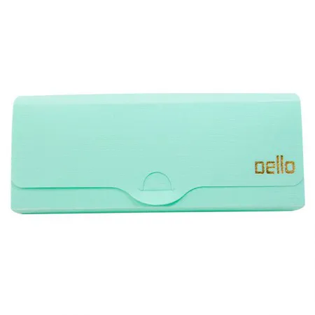 Estojo escolar plástico simples - Linho Serena - Verde pastel - 8800.VP - Dello