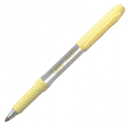 Pincel marcador permanente Marking Amarelo Pastel 971147 - Bic
