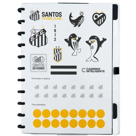 Caderno inteligente grande Santos - CIGD4307